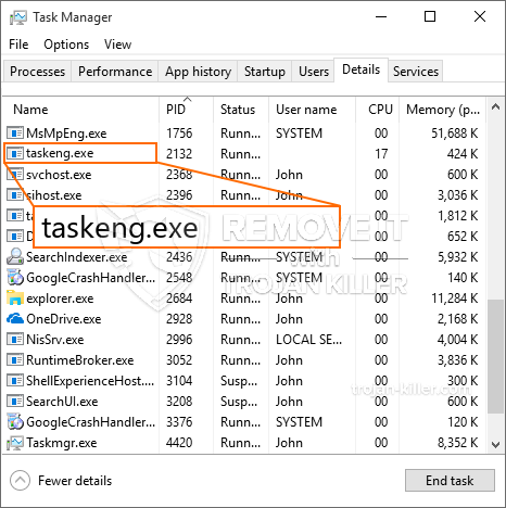 Taskeng exe что это за процесс windows 7