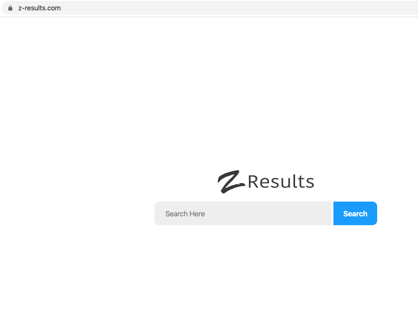 Z-results.com hijacker