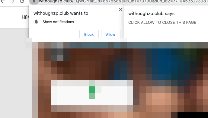 Withoughzp.club ads