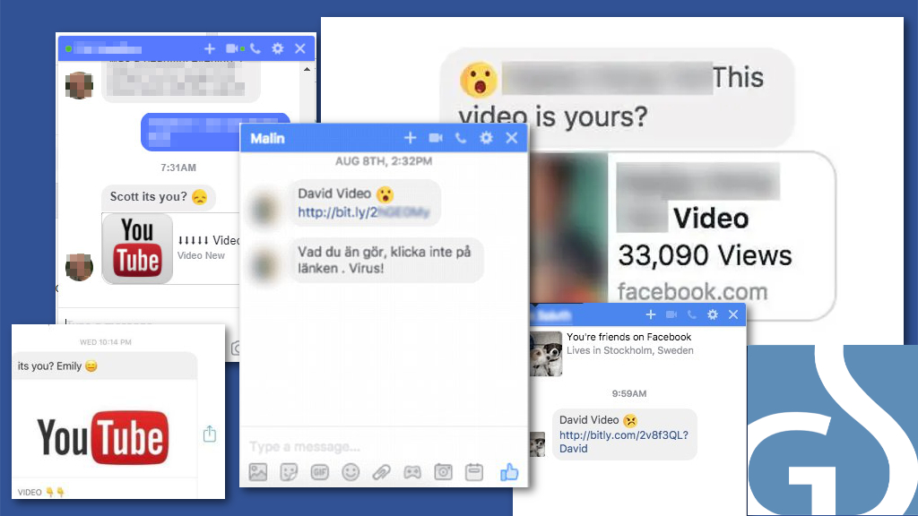 Facebook virus - a modern spam campaign.