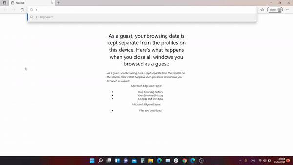 Microsoft Bing bittet darum, Chrome nicht zu verwenden