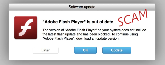 Update Flash Player Scam
