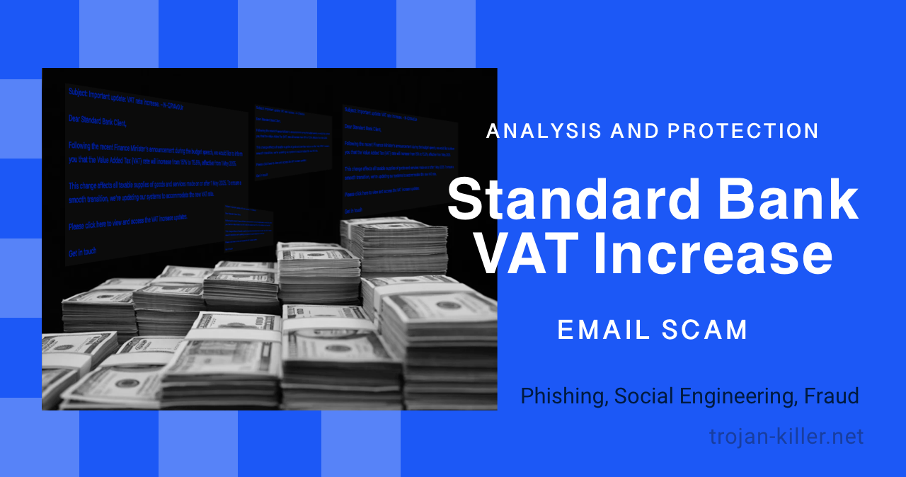 Standard Bank VAT Increase Email Scam Analysis and Protection
